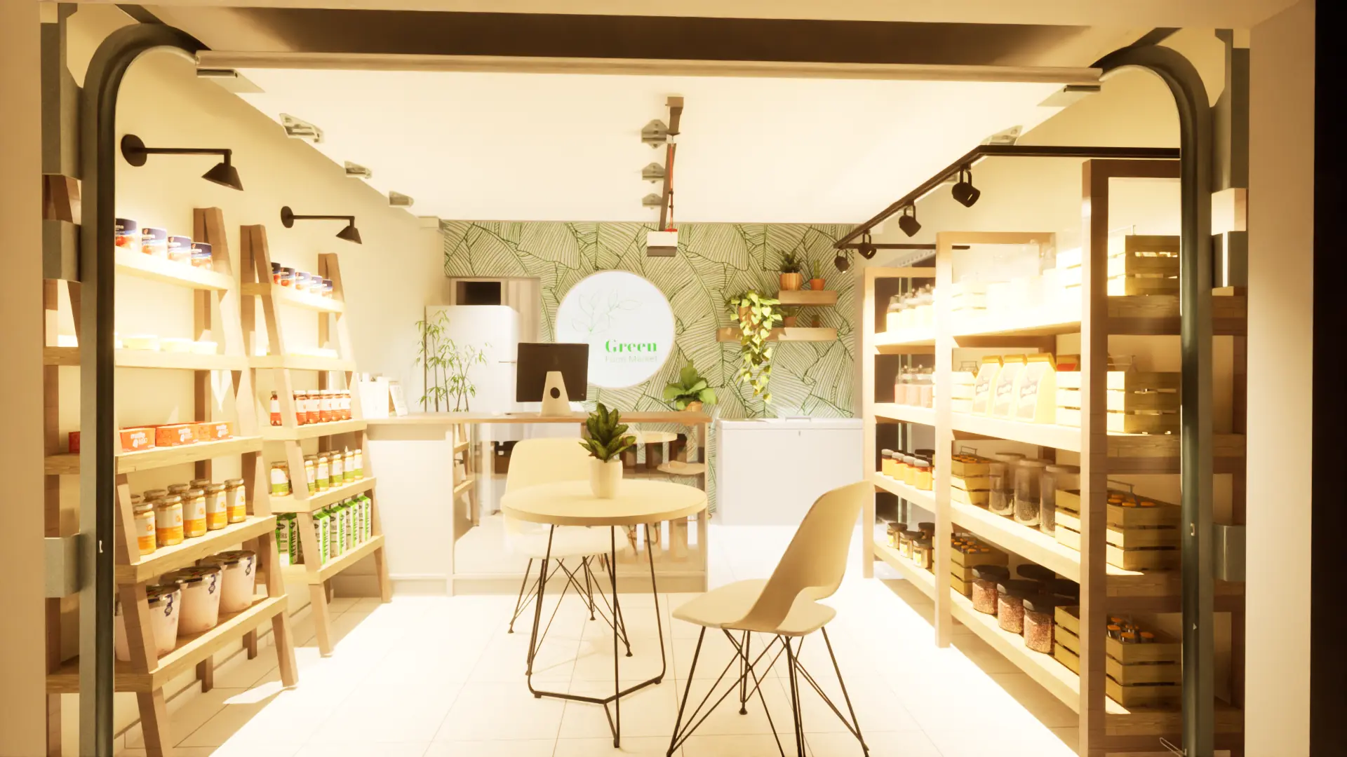 imagen del interior de la tienda