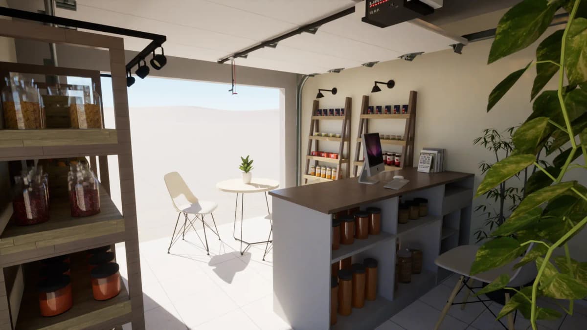 imagen del interior de la tienda