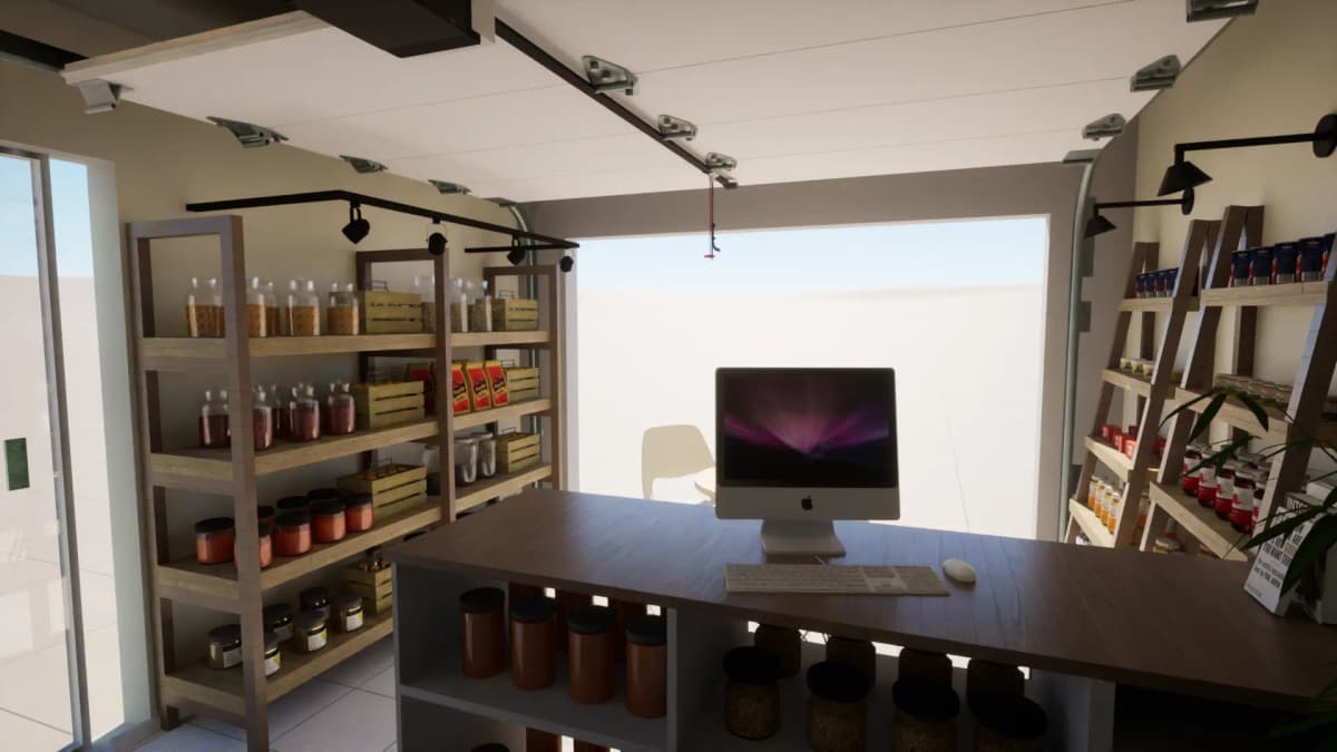 imagen del interior de la tienda