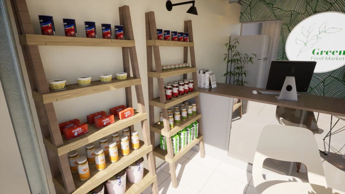 imagen del interior de la tienda