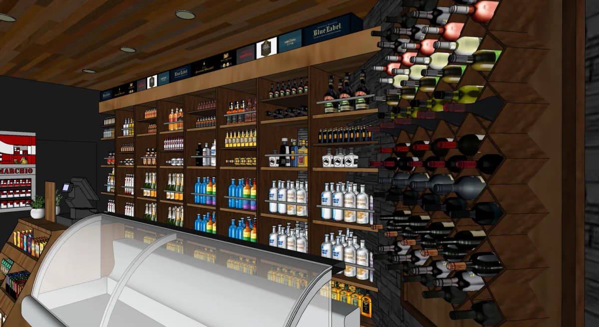 imagen del interior de la licorera