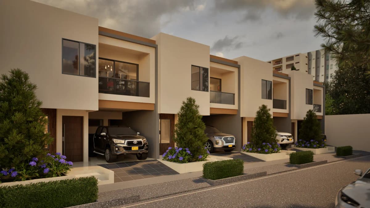 vivienda de interés social de diseño moderno